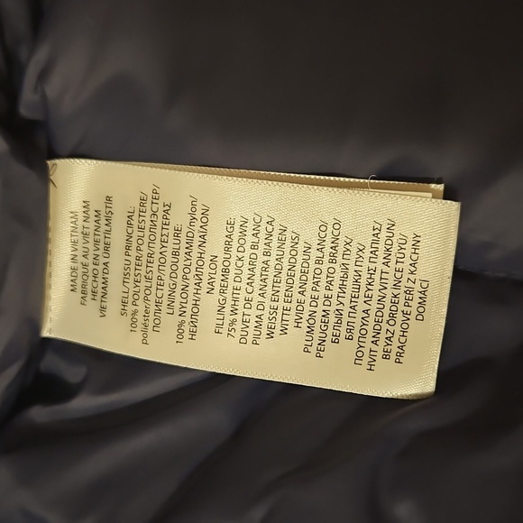 Polo Ralph Lauren Navy Blue Puffer Jacket Size 2 Toddler with Snap-off Hood - Picture 11 of 11